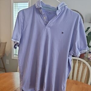 Tommy Hilfiger Men's Sky Blue Polo Shirt